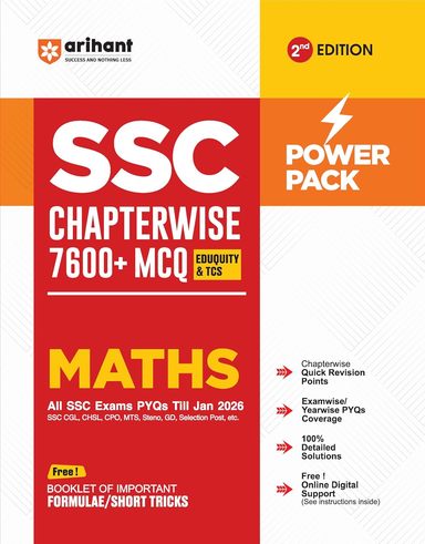 Ssc Chapterwise 7600 + Mcq Maths : Code J595