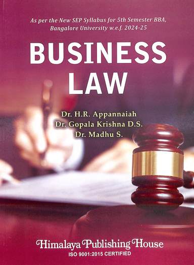 Business  Law  For Bba 5th Sem:Sep B U