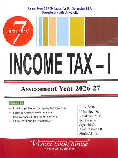 7 Lecturers Income Tax-1  Assessment Year 2026-27  For Bba 5th Sem:Sep Bnu