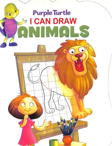 Purple Turtle : I Can Draw Animals