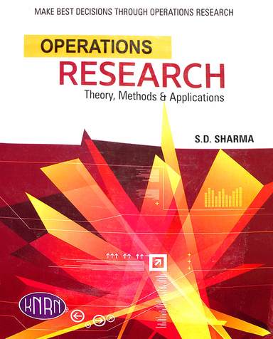 Operations Research Theory Methods & Applications