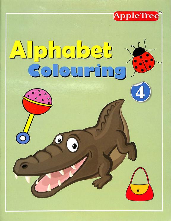 Alphabet Colouring 4 : Apple Tree