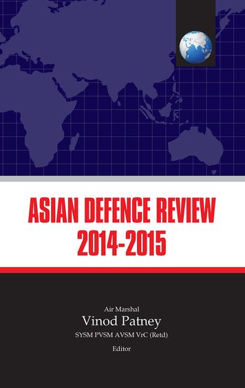 Asian Defence Review 2014 - 2015