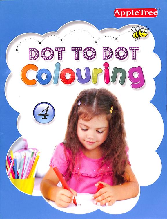 Dot  To Dot  Colouring 4 : Apple  Tree
