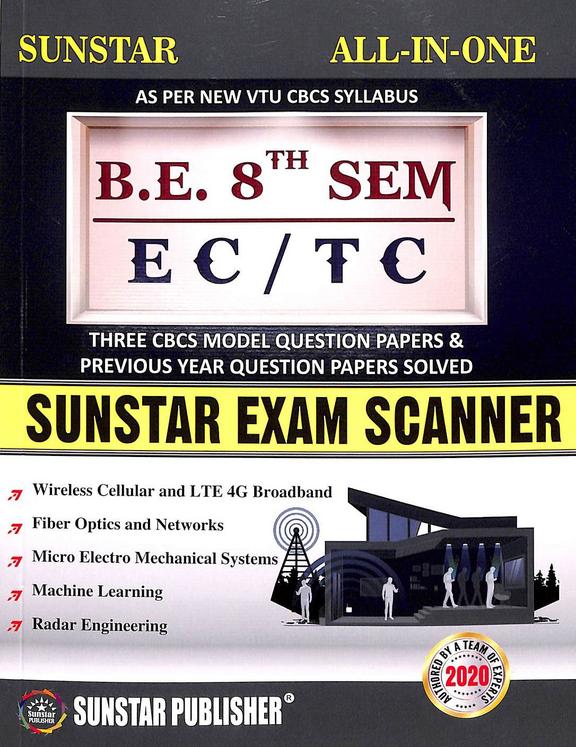 Buy Sunstar Exam Scanner Be 8 Sem Ec/Tc All In One : Vtu Book : V ...