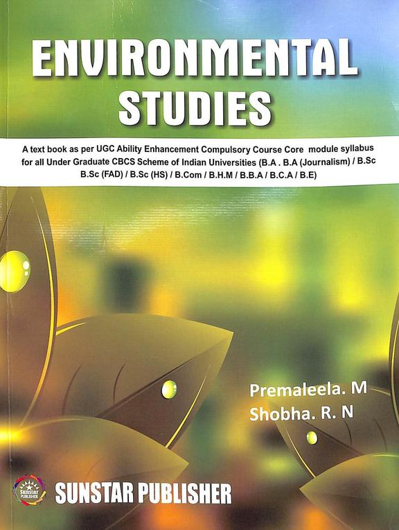 Buy Environmental Studies : Ugc Cbcs Ba Bsc Bcom Bhm Bba Bca Be Book ...