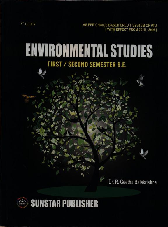 Buy Environmental Studies 1 & 2 Sem Be Vtu book R Geetha