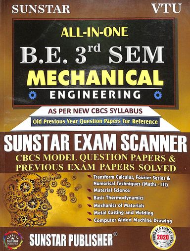 Buy Sunstar Exam Scanner 3 Sem Be Mechanical Engineering All In One ...