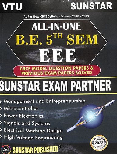 Buy Sunstar Exam Partner All In One Be 5th Sem Eee : Vtu Book : Na ...