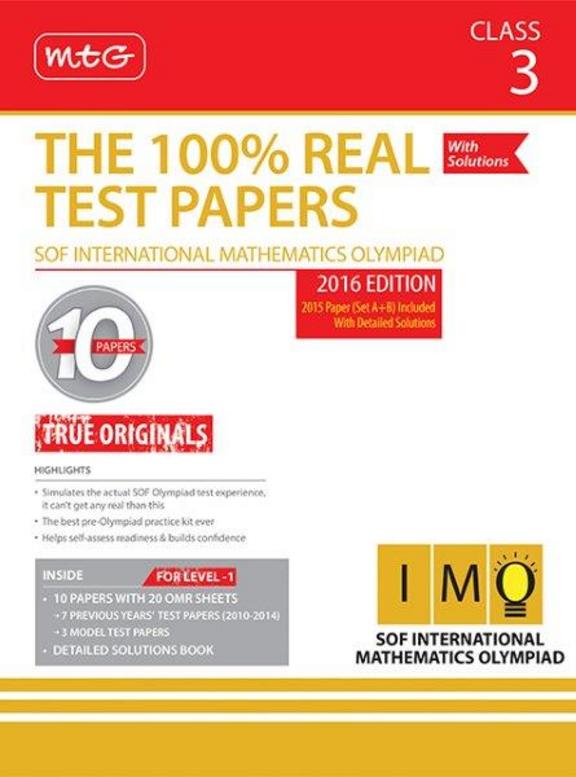 Buy The 100 Percent Real Test Papers -Imo- Class 3 book : Na ...