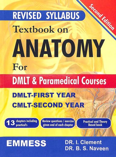 Textbook On Anatomy For Dmlt & Paramedical Courses