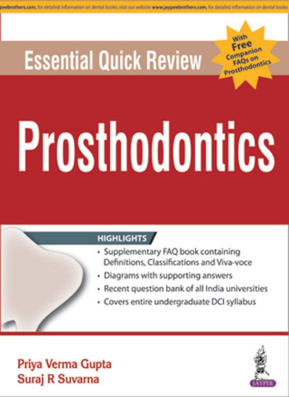 Essential Quick Review Prosthodontics