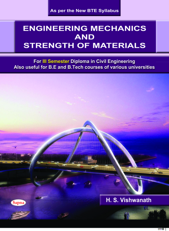 Buy Engineering Mechanics & Strength Of Materials For 3 Sem Diploma In