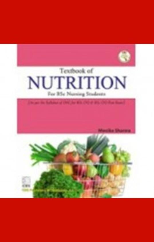 Nutrition For Bsc Nursing Students Book