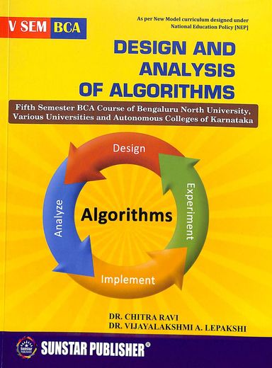 Design & Analysis Of Algorithms For 3rd Sem Bca Sep : Bnu