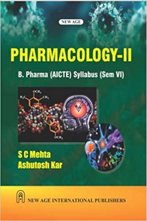 Buy Pharmacology -2 6th Sem B.Pharma Book : Sc Mehta,Ashutosh Kar ...