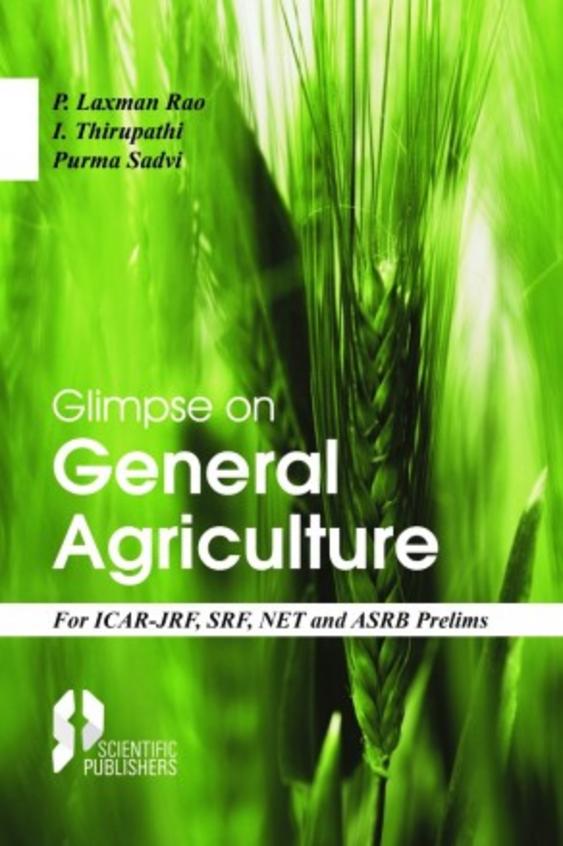 Glimpse On General Agriculture For Icar Jrf Srf Net & Asrb Prelims