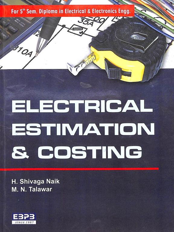 Buy Electrical Estimation & Costing For 5 Sem Diploma In Electrical