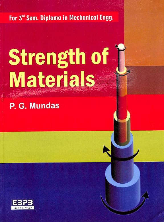 Buy Strength Of Materials For 3 Sem Diploma In Mechanical Engg & Auto
