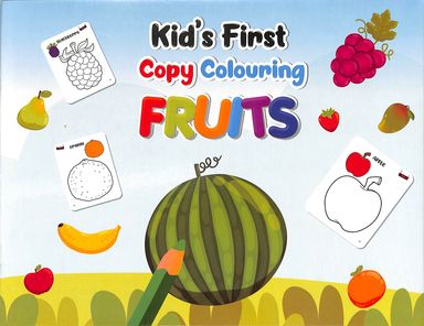 Kids First Copy Colouring  Fruits