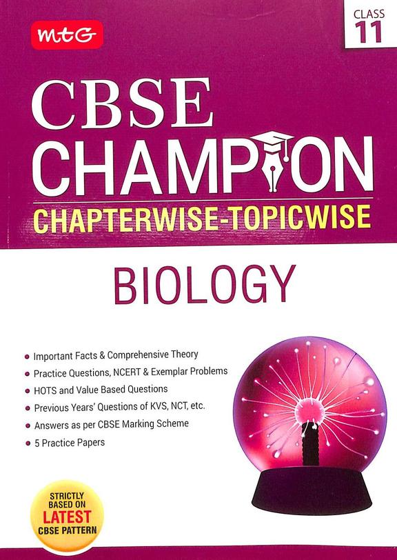 Buy Biology Class 11 Cbse Champion Chapterwise-Topicwise book : Na ...