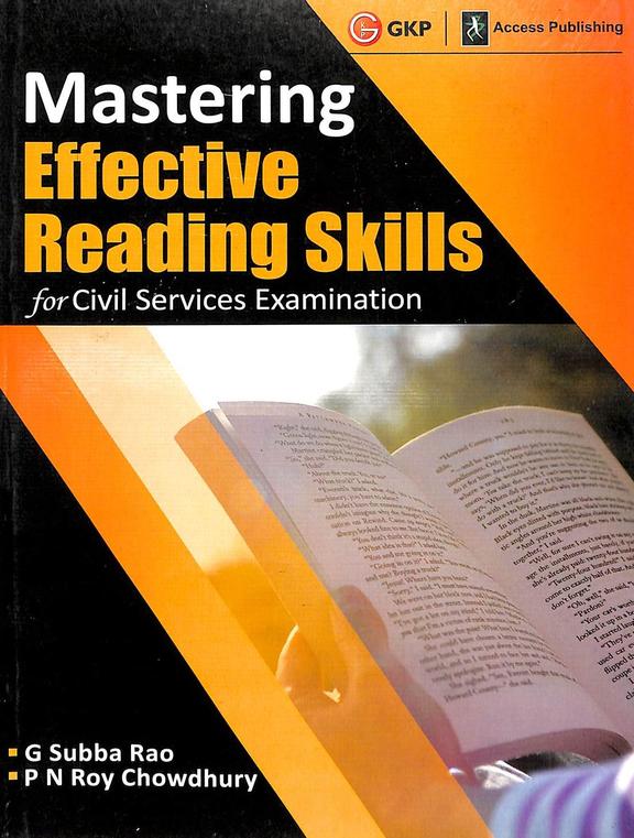 Buy Mastering Effective Reading Skills For Civil Services Examination 