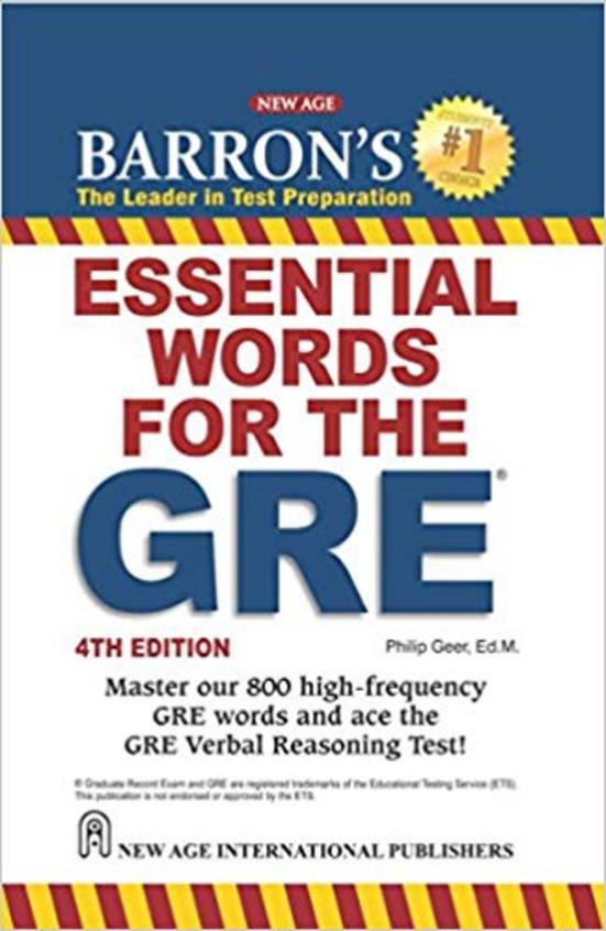 Barrons Essentials Words For The Gre