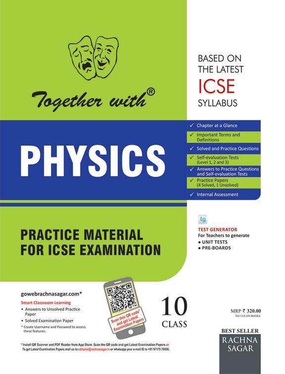 Buy together with physics practice material examination class 10 icse