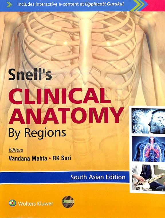 Snells Clinical Anatomy By Regions : South Asian Edition