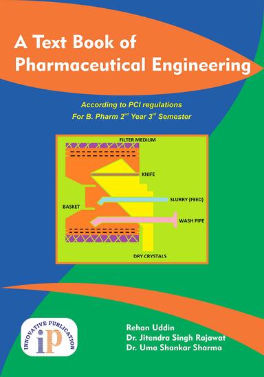Text Book Of Pharmaceutical Engineering  Pci Regulations For B Pharm 2nd Year 3rd Sem