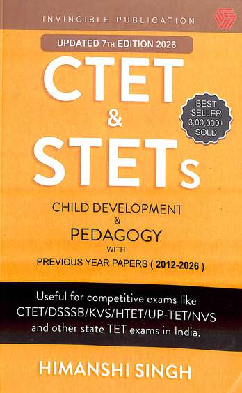 Ctet & Stets : Child Development & Pedagogy With Previous Year Papers 2012-2026