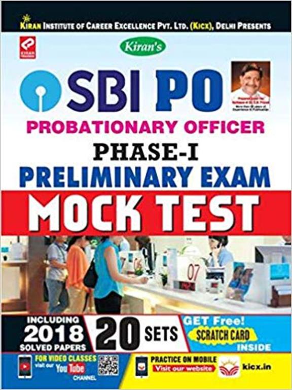 Sbi Po Phase 1 Preliminary Exam Mock Test 20 Sets