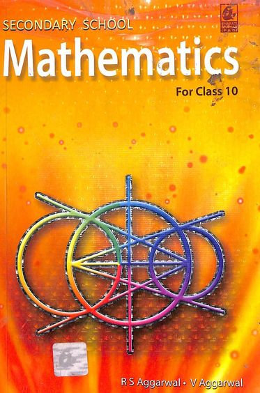 Buy Secondary School Mathematics For Class 10 book : Rs Aggarwal,V ...