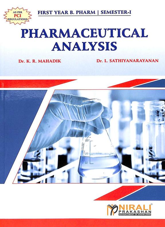 Buy Pharmaceutical Analysis For 1st Year B Pharm 1 Sem Book : Kr ...