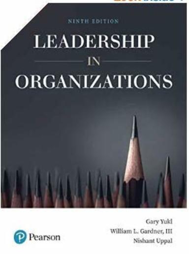 Leadership In Organizations,9th Edition