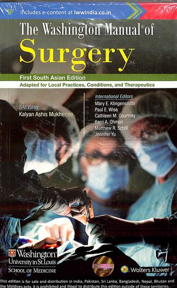 Washington Manual Of Surgery