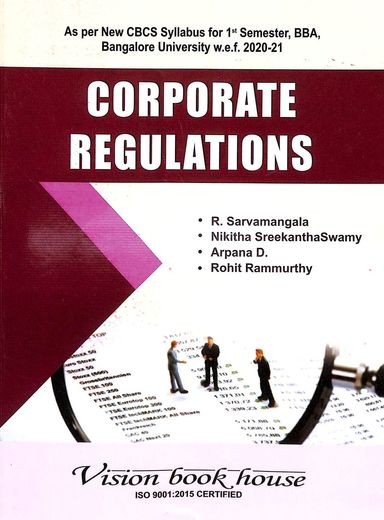 Corporate Regulations For 1 St Sem Bba : Bu