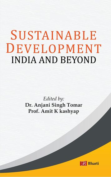Sustainable Development: India and Beyond