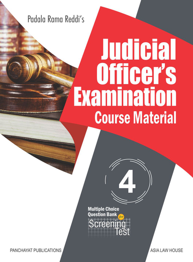 Judicial Officers Examination Course Material (4 Vols. )
