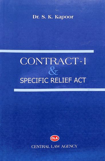 Buy Contract 1 & Specific Relief Act Book : Sk Kapoor , 9392140282 ...