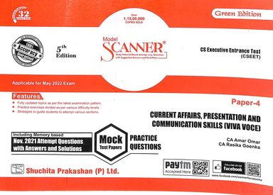Current Affairs Presentation & Communication Skills Viva Voce Paper 4 Model Scanner Cs Executive