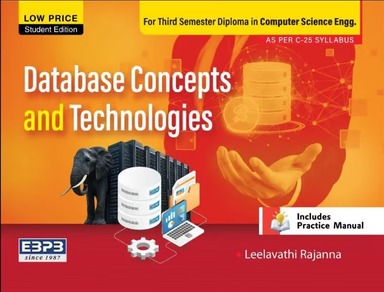 Database Concepts & Technologies For 3rd Sem Diploma In Computer Science Engg. : Low Price Student