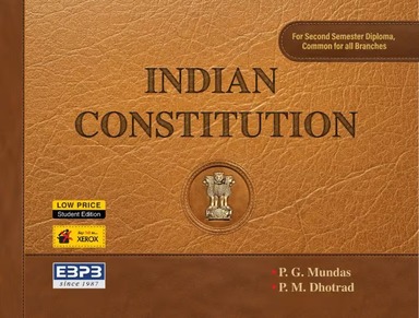 Indian Constitution  For 2nd Sem Diploma Common For All Branches