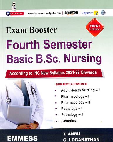 Exam Booster 4the Sem Basic B Sc Nursing Inc New Syllabus 2021 - 22 Onwards