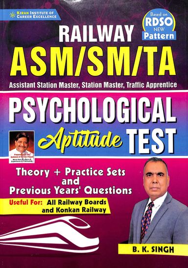 Railway Asm / Sm / Ta Assistant Staiton Master Trafic Apprentice Psychological Aptitude Test