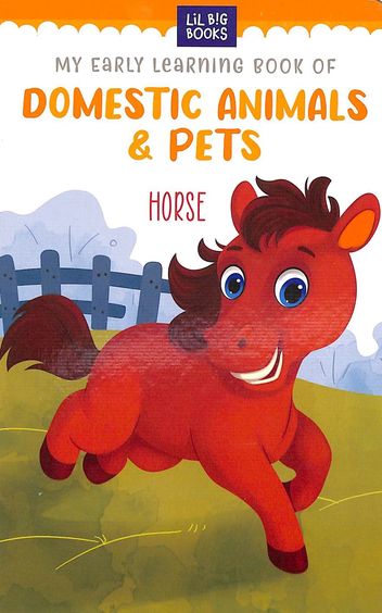 My Early Learning Book Of Domestic Animals & Pets : Lil Big Books
