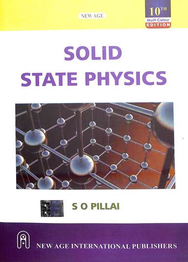Buy Solid State Physics book : So Pillai , 9395161019, 9789395161015 ...