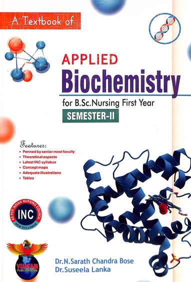 Buy Textbook Of Applied Biochemistry For Bsc Nursing 1st Year 2nd Sem ...