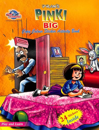 Prans Pinki Big Copy Colour Sticker Activity Book