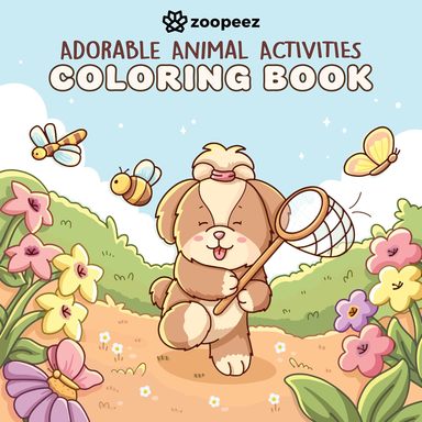 Adorable Animal Activities Coloring Book: A Bold and Easy Coloring Book with Cute Animal Friends for Relaxation